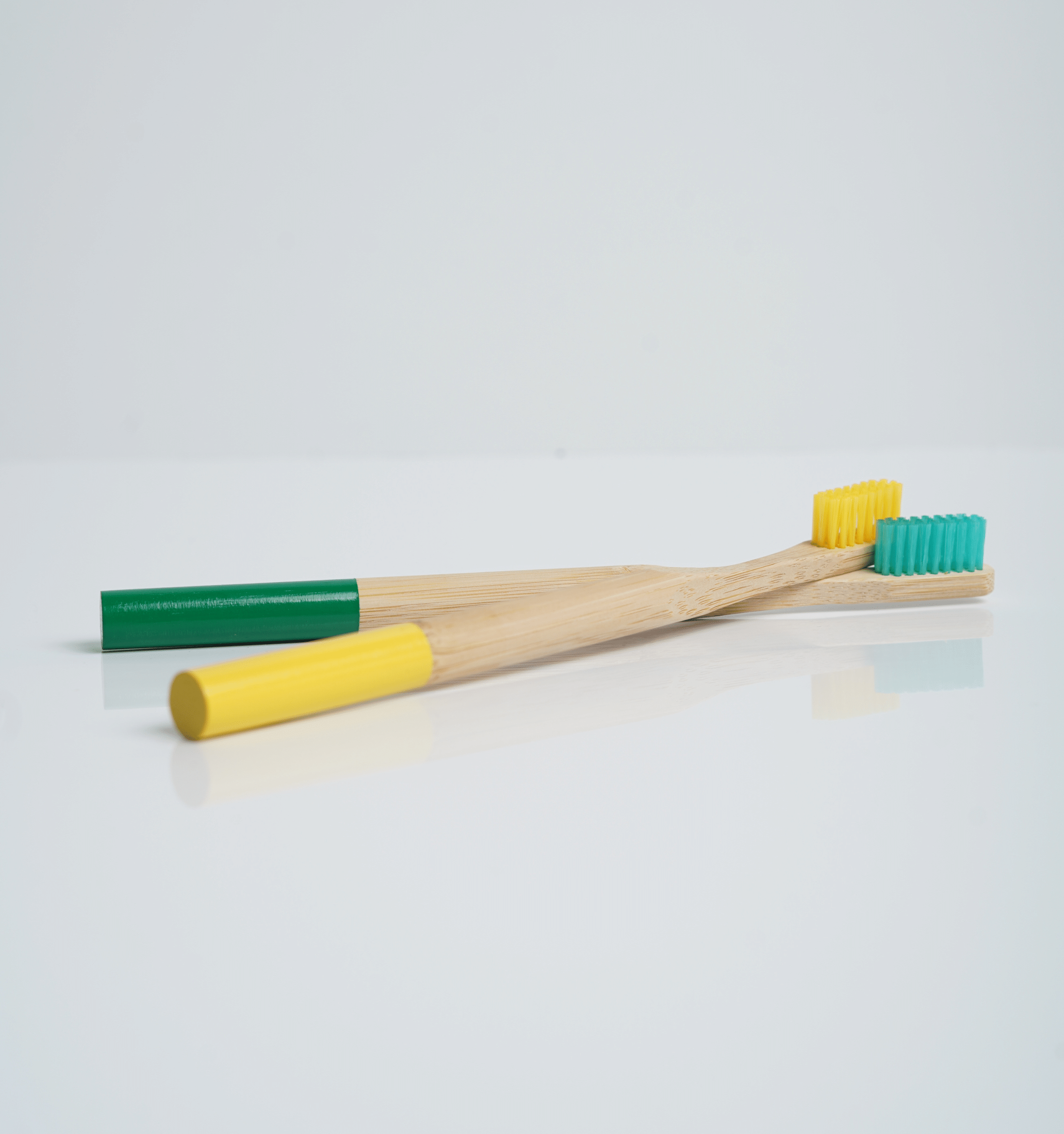 Down To Earth™ Color Block Bamboo Toothbrushes